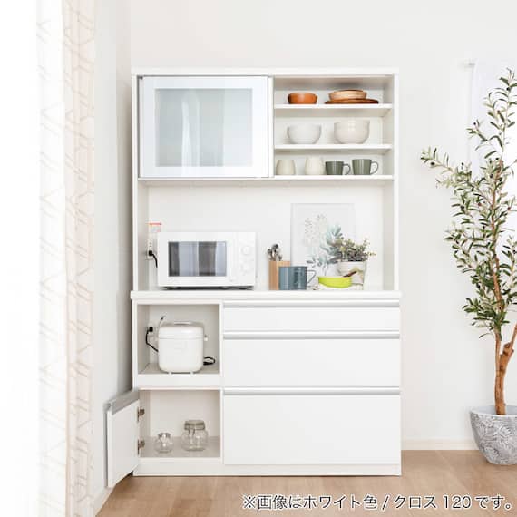 キッチンボード(クロス1000 ホワイト)【島忠ホームズ商品】 2枚目画像