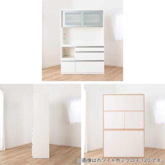 キッチンボード(クロス1000 ホワイト)【島忠ホームズ商品】 15枚目画像