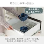 キッチンボード(ライズ2 900レンジ スノーウッド)【島忠ホームズ商品】 12枚目画像