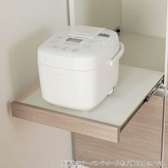 キッチンボード(ライズ2 900レンジ スノーウッド)【島忠ホームズ商品】 16枚目画像