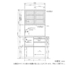 キッチンボード(ライズ2 900レンジ スノーウッド)【島忠ホームズ商品】 20枚目画像