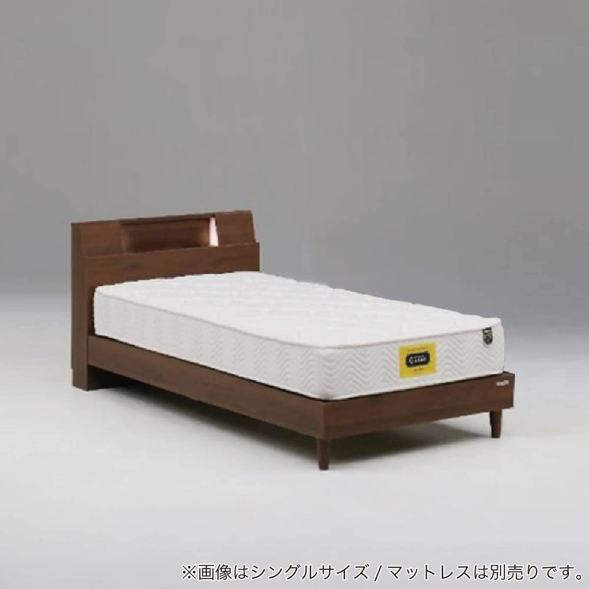 ★ジモティ割あり★  ベッドフレーム ナチュラル H181×D106.5×W208 クリーニング済み TJ6526 ニトリ セミダブルベッドフレーム(ジオ チェスト40J WW) - 通販 | 家具