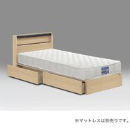 棚・照明・コンセント・収納付きベッドフレーム(ベッセ)【島忠ホームズ商品】