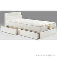 棚・コンセント・収納付きベッドフレーム(ミラーノ)【島忠ホームズ商品】