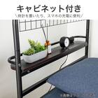 デスク付きパイプベッド(KBT-050 WH)【島忠ホームズ商品】 3枚目画像