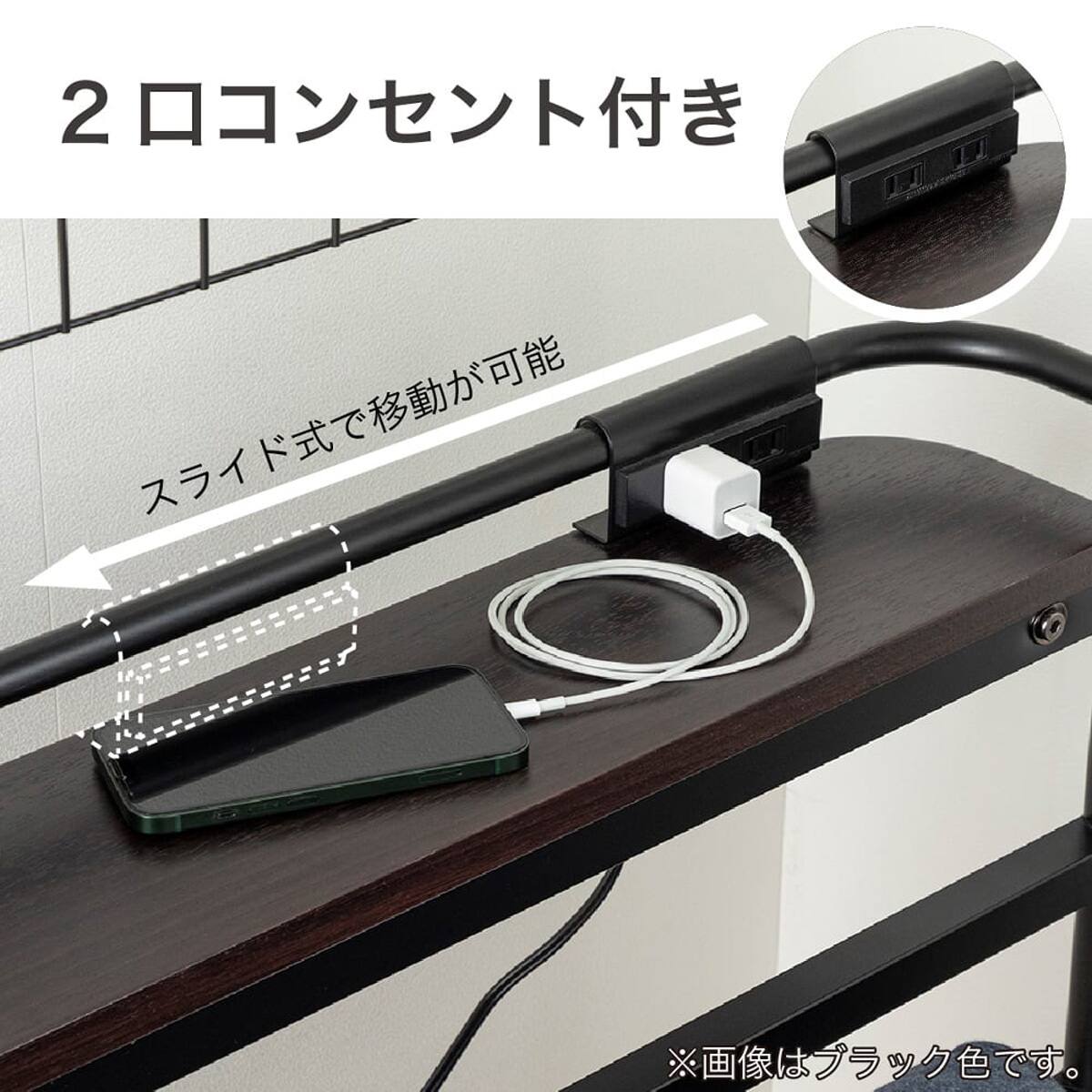 デスク付きパイプベッド(KBT-050 WH)【島忠ホームズ商品】 | ニトリ