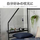 デスク付きパイプベッド(KBT-050 WH)【島忠ホームズ商品】 7枚目画像