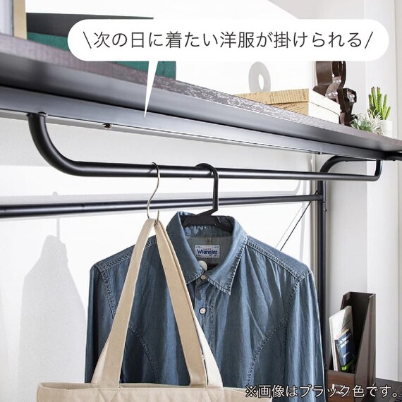 デスク付きパイプベッド(KBT-050 WH)【島忠ホームズ商品】 8枚目画像