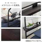 デスク付きパイプベッド(KBT-050 WH)【島忠ホームズ商品】 13枚目画像