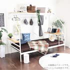 デスク付きパイプベッド(KBT-050 WH)【島忠ホームズ商品】 17枚目画像