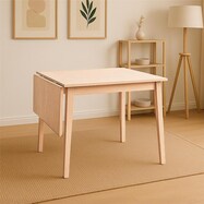 伸長式ダイニングテーブル(幅80-120cm ウェイブ)【島忠ホームズ商品】