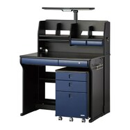 くみあわせデスク(CDコンパクト BK デスクライト+コンセント付き)【島忠ホームズ商品】