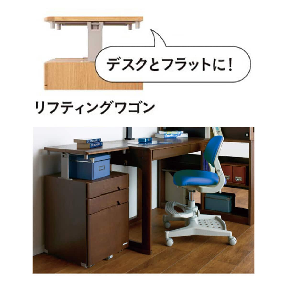 くみあわせデスク(WDS-839 NS ライトコンセントBOX付き)【島忠ホームズ