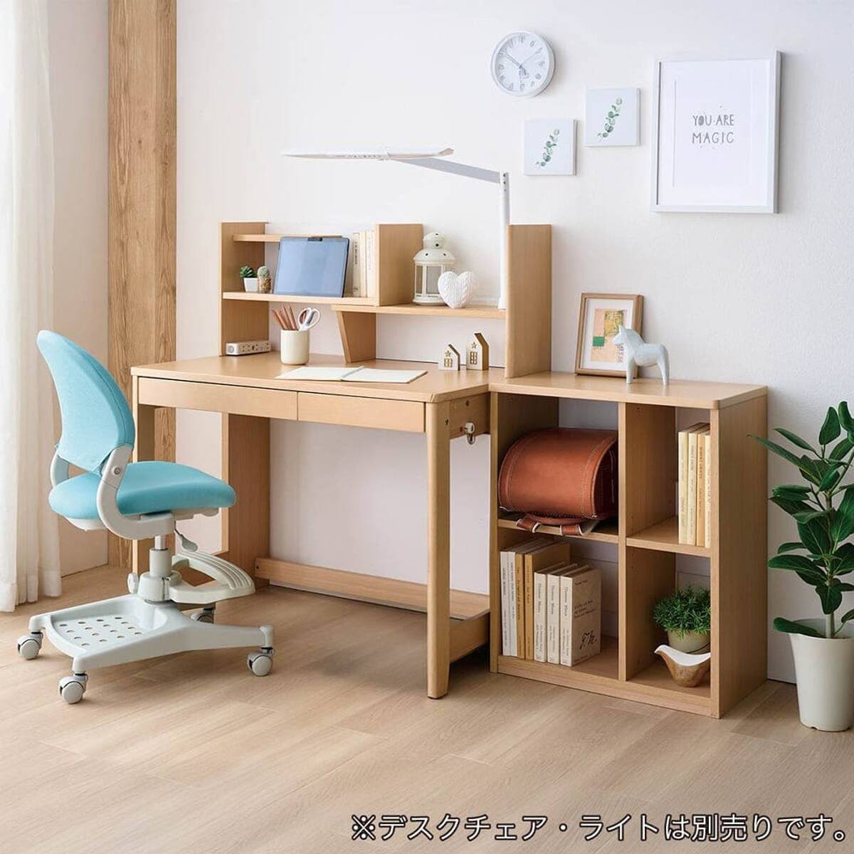 デスク＋シェルフセット(ミニマル MDF-151 MO)【島忠ホームズ商品
