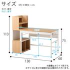 くみあわせデスク(MDF-155 MOWH コンセントBOX付き)【島忠ホームズ商品】 8枚目画像