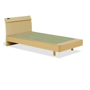 畳シングルベッド(スピーク3スリムキャビ MIGUSA LBR)【島忠ホームズ商品】