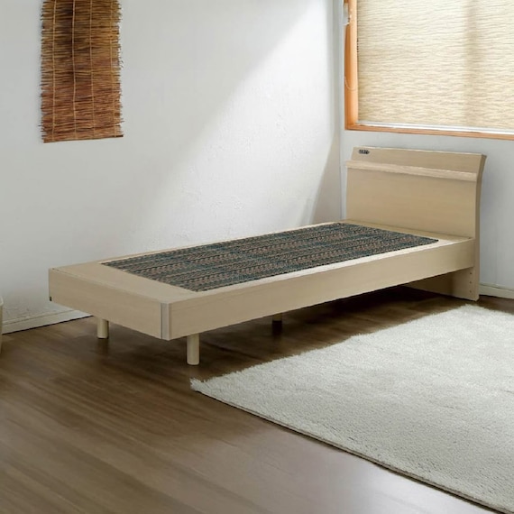 畳シングルベッド(スピーク3スリムキャビ MIGUSA WW/GR)【島忠ホームズ商品】 1枚目画像