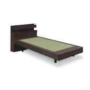 畳シングルベッド(スピーク3 宮付き MIGUSA DBR)【島忠ホームズ商品】