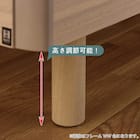 畳シングルベッド(スピーク3 ヘッドレス MIGUSA WW/GR)【島忠ホームズ商品】 8枚目画像