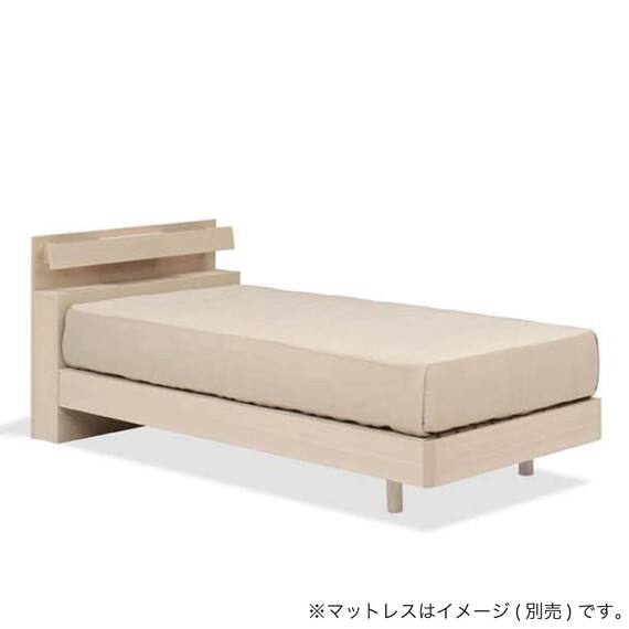 シングル棚付きベッドフレーム(スピーク3 WW)【島忠ホームズ商品】 1枚目画像