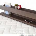 シングル 棚･収納付きベッドフレーム(スピーク3 浅型 WW)【島忠ホームズ商品】 3枚目画像