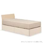 シングル収納付きベッドフレーム(スピーク3 深型 WW)【島忠ホームズ商品】 1枚目画像