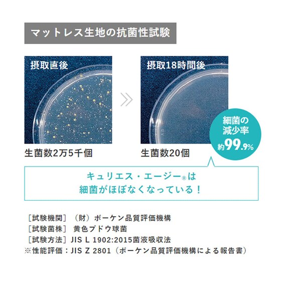 シングルマットレス(LT9900 PW ハード)【島忠ホームズ商品】 4枚目画像