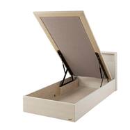 棚・照明・コンセント・収納付きベッドフレーム(チョイスミー CI 300たて開き)【島忠ホームズ商品】