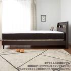 セミシングル 棚・照明・コンセント付きベッドフレーム(チョイスミー CI 260 レッグ WH)【島忠ホームズ商品】 10枚目画像