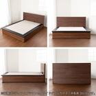 セミシングル 収納付きベッドフレーム(チョイスミーF 300たて開き WH)【島忠ホームズ商品】 14枚目画像