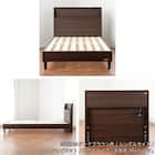 セミシングル 棚付きベッドフレーム(チョイスミー SC260レッグ WH)【島忠ホームズ商品】 13枚目画像