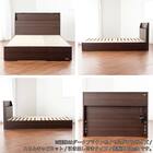 セミシングル 棚・収納付きベッドフレーム(チョイスミー SC300引き付き WH)【島忠ホームズ商品】 15枚目画像