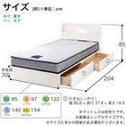 セミシングル 棚・収納付きベッドフレーム(チョイスミー SC300引き付き WH)【島忠ホームズ商品】 16枚目画像