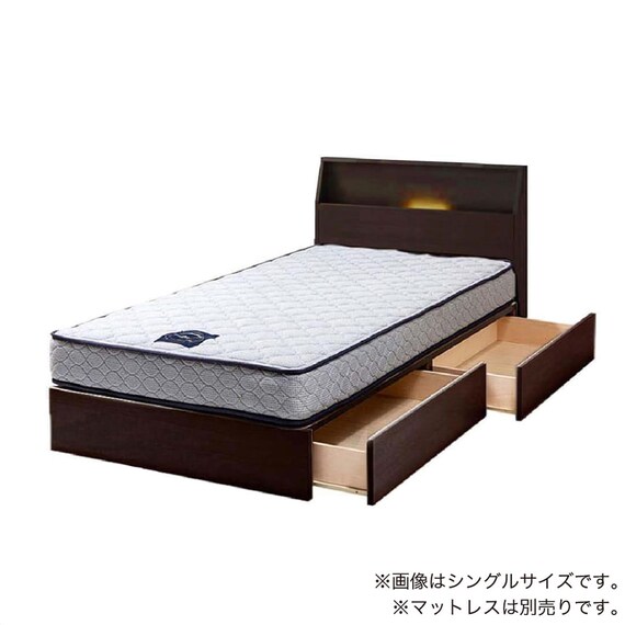 セミシングル 棚・収納付きベッドフレーム(チョイスミー SC225引き付き 