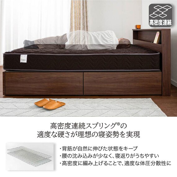 セミシングルマットレス(ハイジェニックPW)【島忠ホームズ商品】 4枚目画像