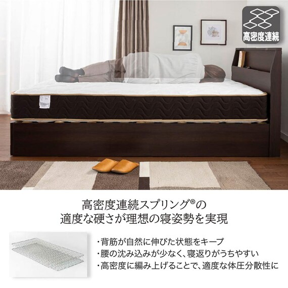 セミシングルマットレス(ハイジェニックプレミアムPW)【島忠ホームズ商品】 4枚目画像