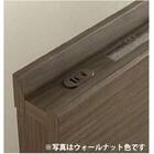 シングル コンセント・収納付きベッドフレーム(FファディアSC1 260跳ね上げ ナチュラル)【島忠ホームズ商品】 2枚目画像