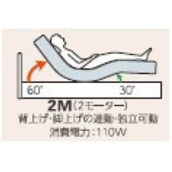 電動シングルベッドフレーム(Fファディア SF1 リクライニング)【島忠ホームズ商品】 2枚目画像