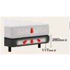 シングルベッドフレーム(Fファディア SF1 ダブルスプリング)【島忠ホームズ商品】 2枚目画像