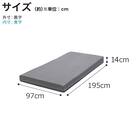 シングル ウレタンマットレス(ビサンテ N306S4GOG)【島忠ホームズ商品】 10枚目画像