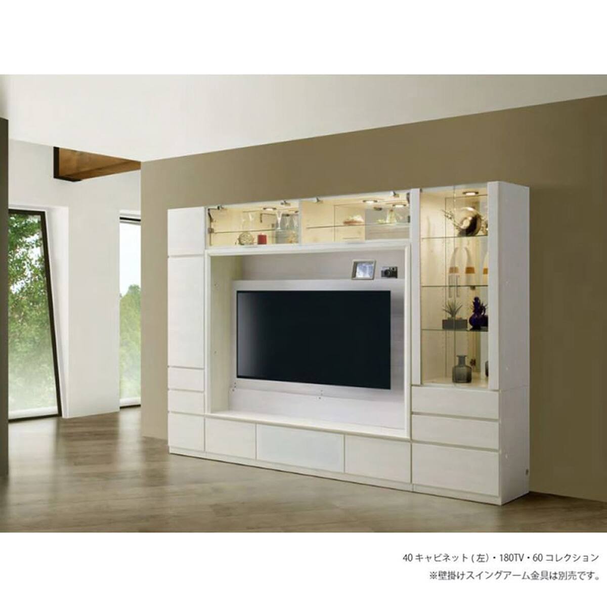 ★手渡し限定 福岡 ガラスコレクションボード（ホワイト） コレクションボード(ヴァイス 60 WH)【島忠ホームズ商品】 | ニトリ