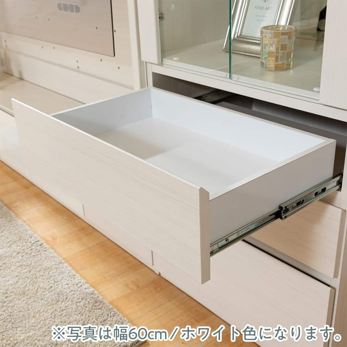 ★手渡し限定 福岡 ガラスコレクションボード（ホワイト） コレクションボード(ヴァイス 60 WH)【島忠ホームズ商品】 | ニトリ