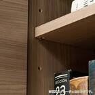 キャビネット(シャルム 40ガラス戸 (左) グレージュ)【島忠ホームズ商品】 6枚目画像