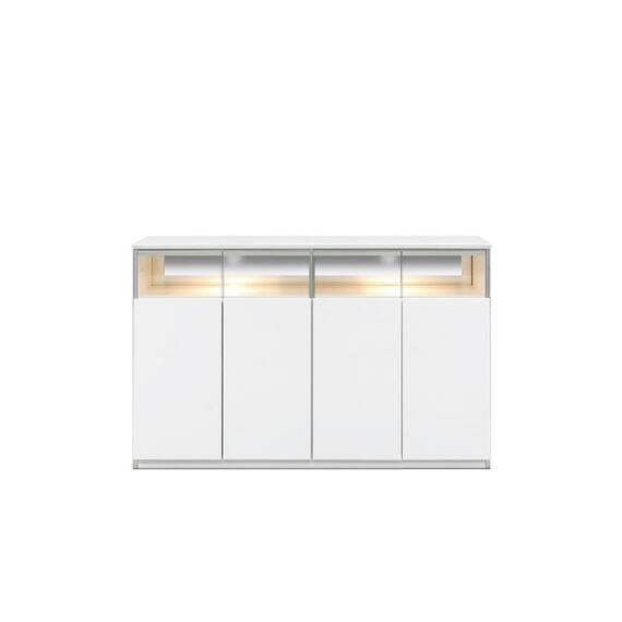 サイドボード(ネージュ 140 ホワイト)【島忠ホームズ商品】 1枚目画像