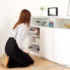 サイドボード(ネージュ 140 ホワイト)【島忠ホームズ商品】 14枚目画像