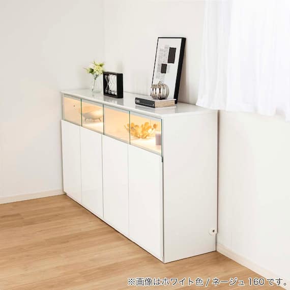 サイドボード(ネージュ 140 ホワイト)【島忠ホームズ商品】 17枚目画像