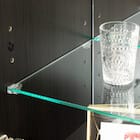 キャビネット(ブレス40 ガラス戸-L グレー)【島忠ホームズ商品】 8枚目画像