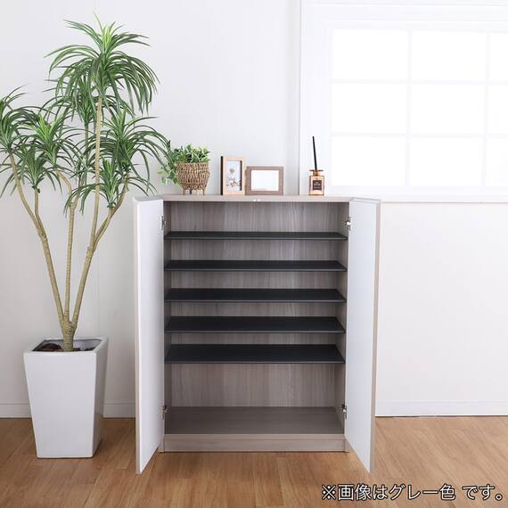 シューズボックス(アルガ 75L WH)【島忠ホームズ商品】 3枚目画像