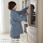 食器棚(ペレットD 60DB WH木目)【島忠ホームズ商品】 4枚目画像