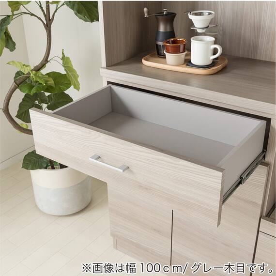 食器棚(ペレットD 60DB WH木目)【島忠ホームズ商品】 9枚目画像